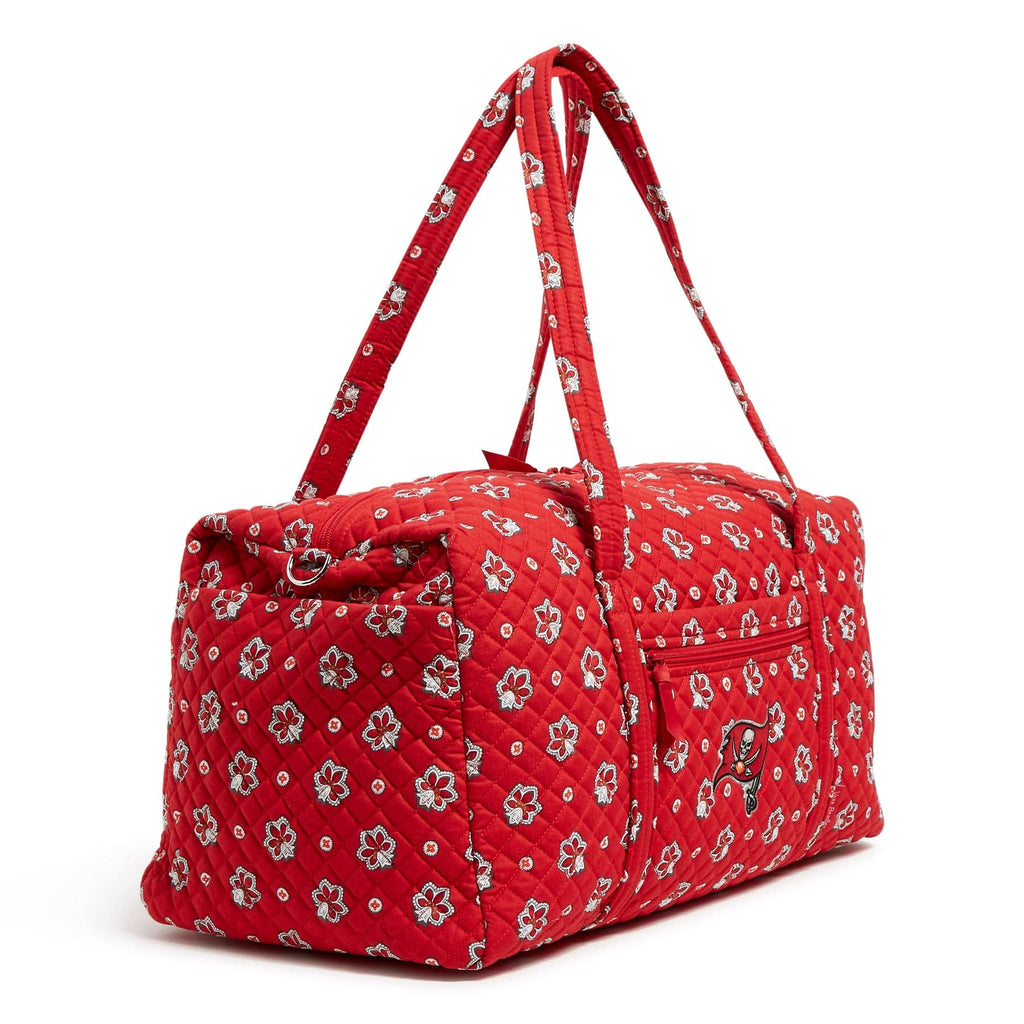 NFL Large Travel Duffel Bag-Tampa Bay Buccaneers Bandana-Image 3-Vera Bradley