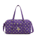 NFL Large Travel Duffel Bag-Minnesota Vikings Bandana-Image 1-Vera Bradley