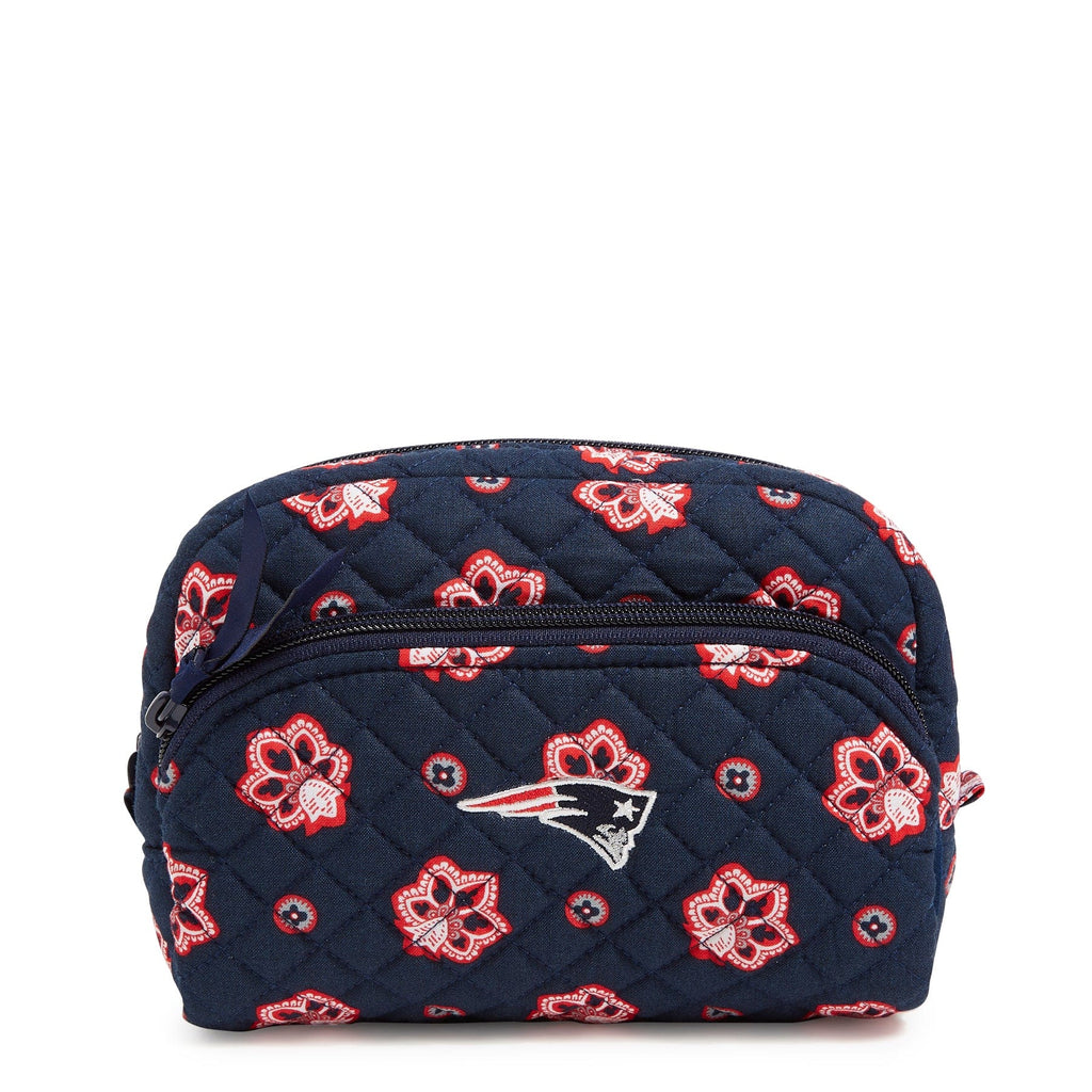 NFL Medium Cosmetic Bag-New England Patriots Bandana-Image 1-Vera Bradley