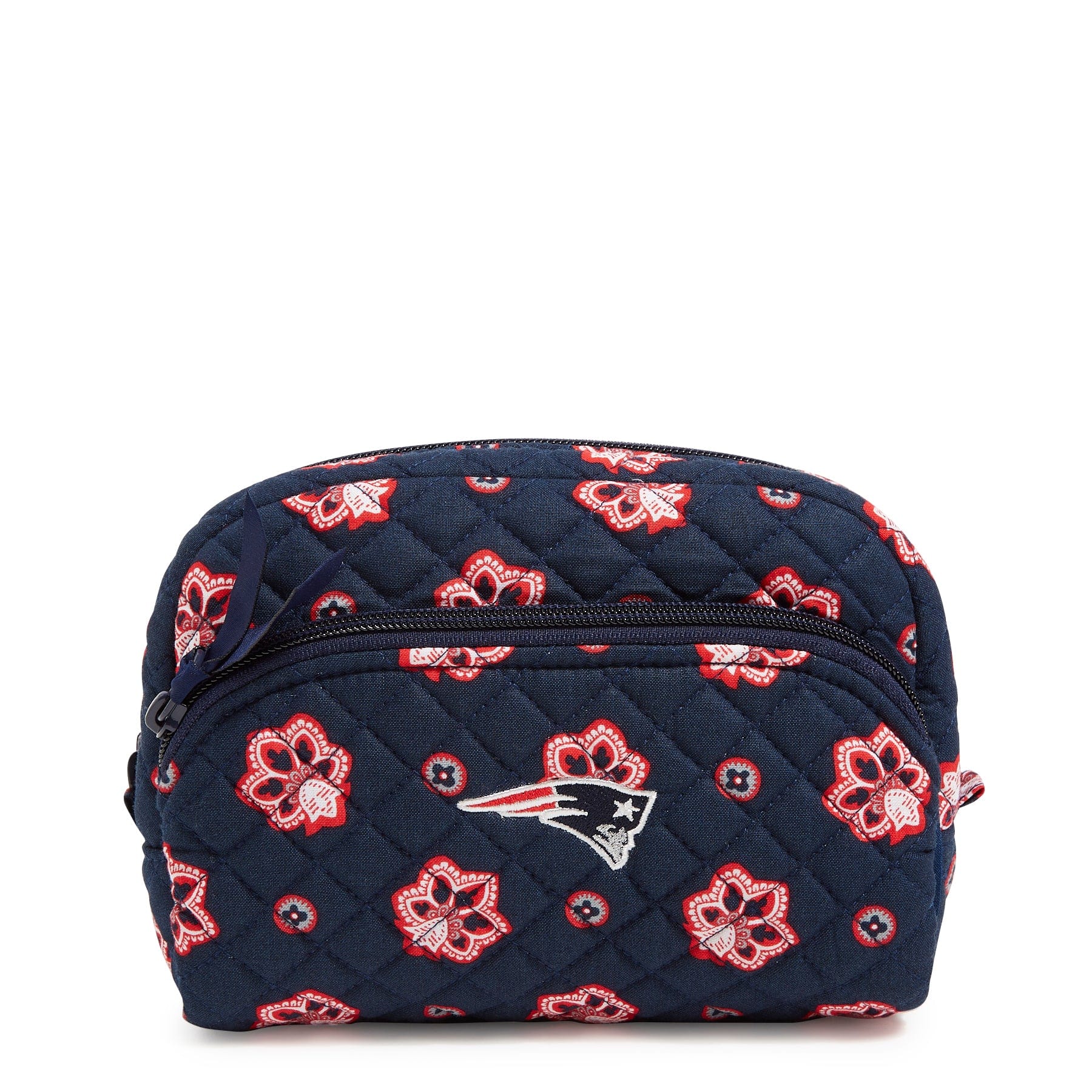 NFL Medium Cosmetic Bag-New England Patriots Bandana-Image 1-Vera Bradley