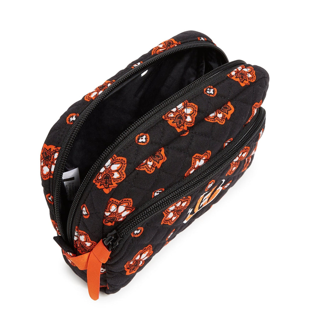 NFL Medium Cosmetic Bag-Cincinnati Bengals Bandana-Image 2-Vera Bradley