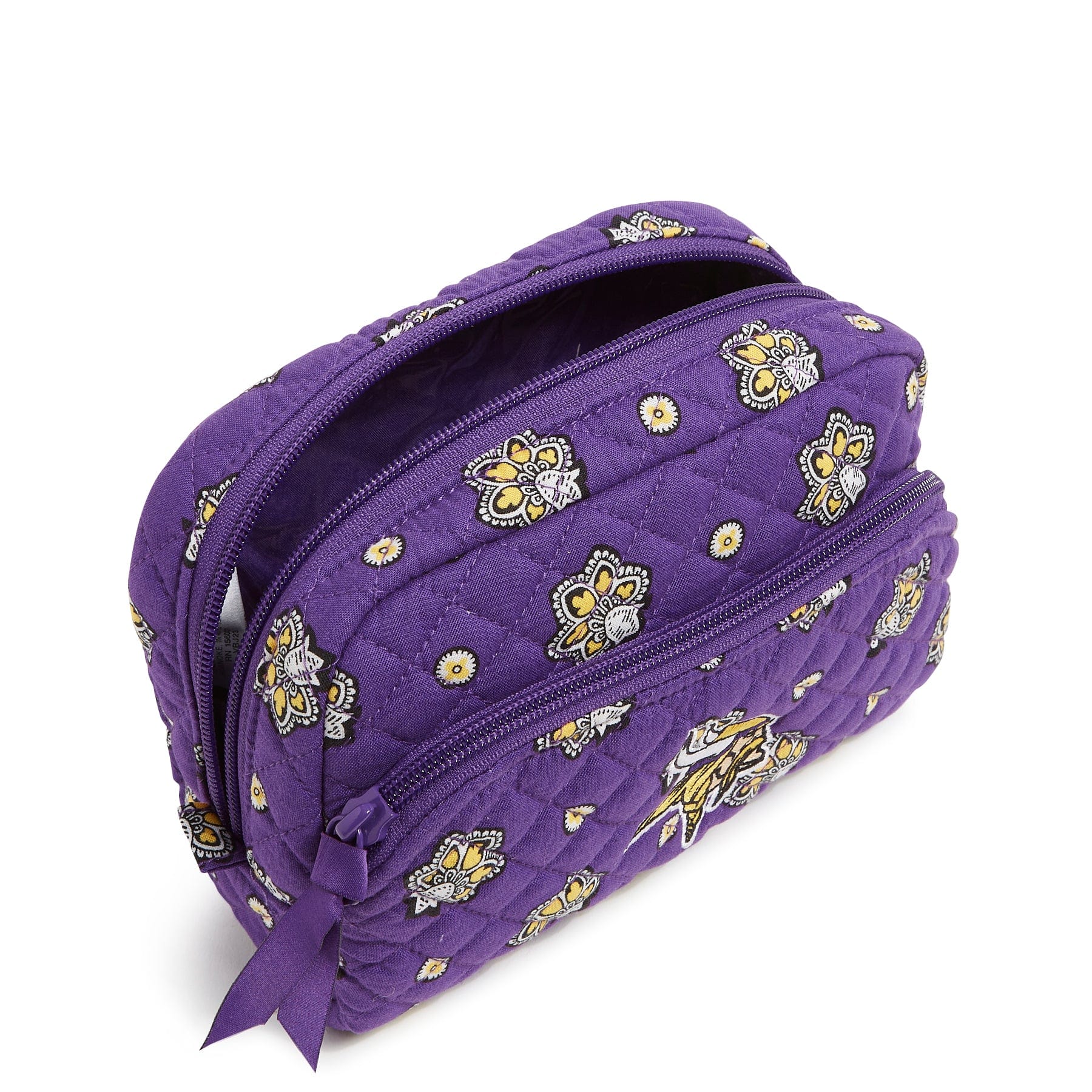 NFL Medium Cosmetic Bag-Minnesota Vikings Bandana-Image 2-Vera Bradley