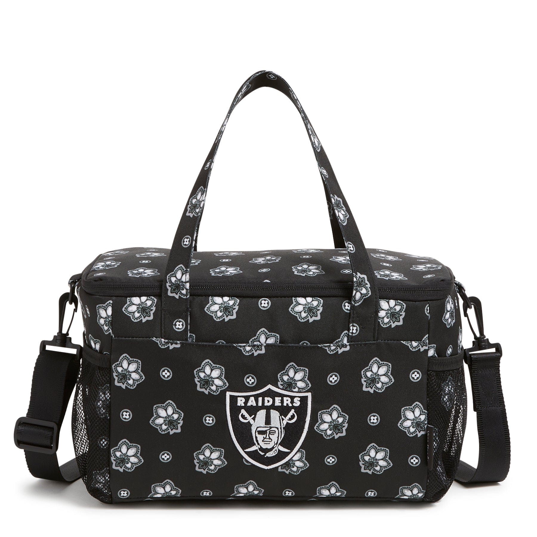 NFL Cooler-Las Vegas Raiders Bandana-Image 1-Vera Bradley