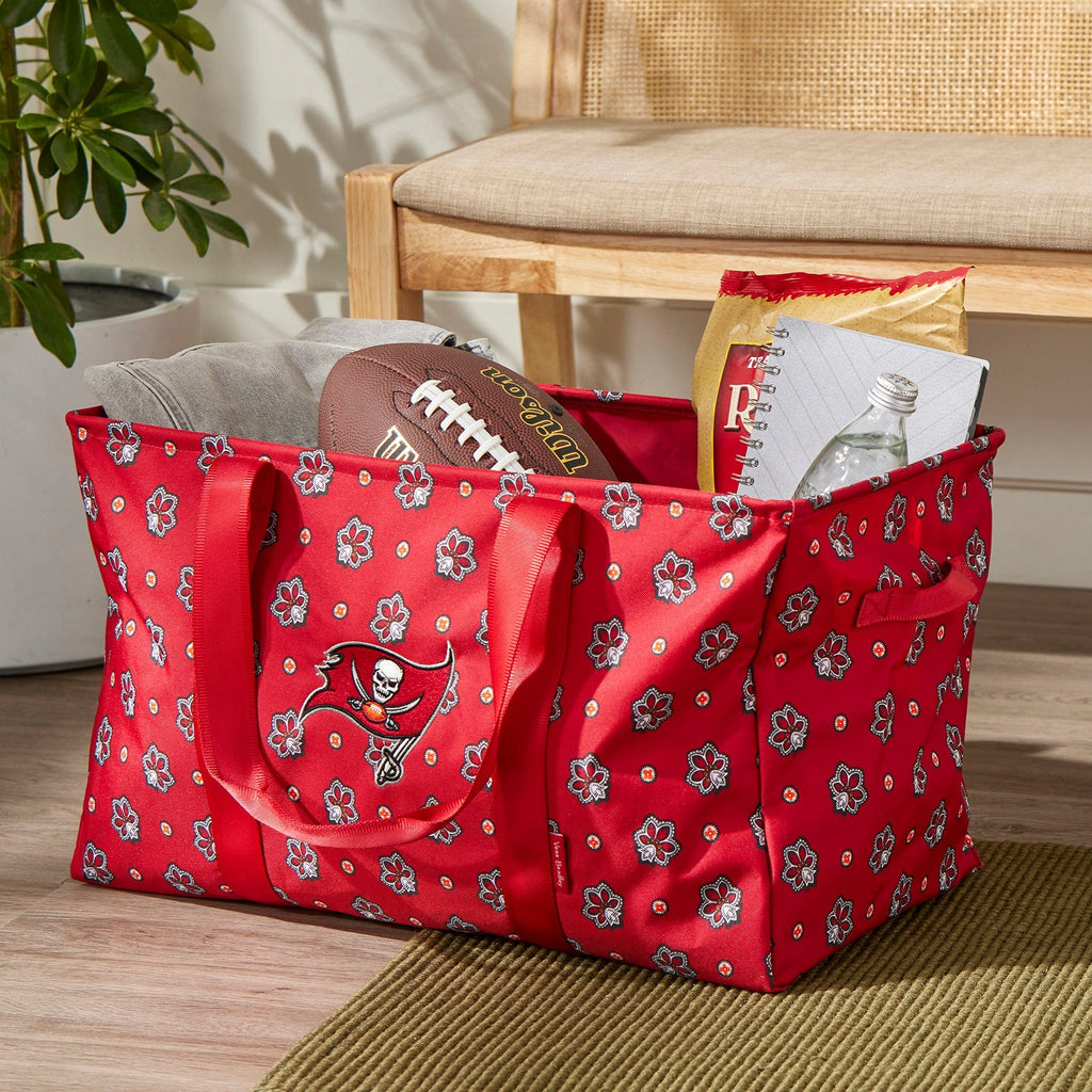 NFL ReActive Large Car Tote-Tampa Bay Buccaneers Bandana-Image 1-Vera Bradley