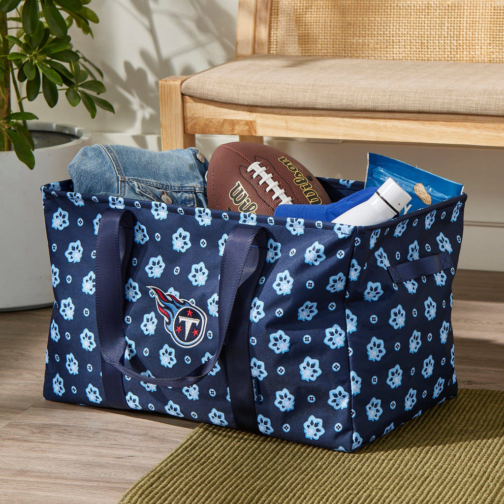 NFL ReActive Large Car Tote-Tennessee Titans Bandana-Image 1-Vera Bradley
