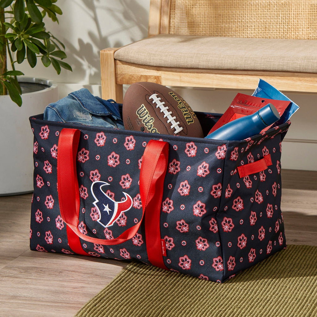 NFL ReActive Large Car Tote-Houston Texans Bandana-Image 1-Vera Bradley