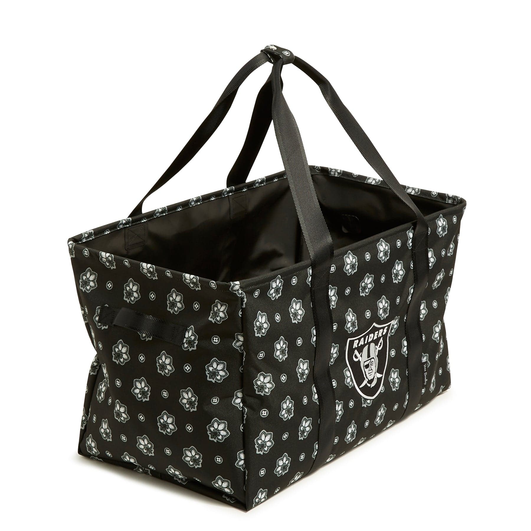 NFL Large Car Tote-Las Vegas Raiders Bandana-Image 1-Vera Bradley