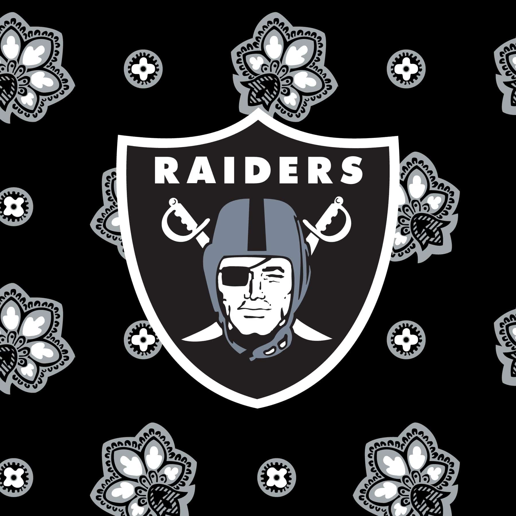 NFL Large Car Tote-Las Vegas Raiders Bandana-Image 3-Vera Bradley
