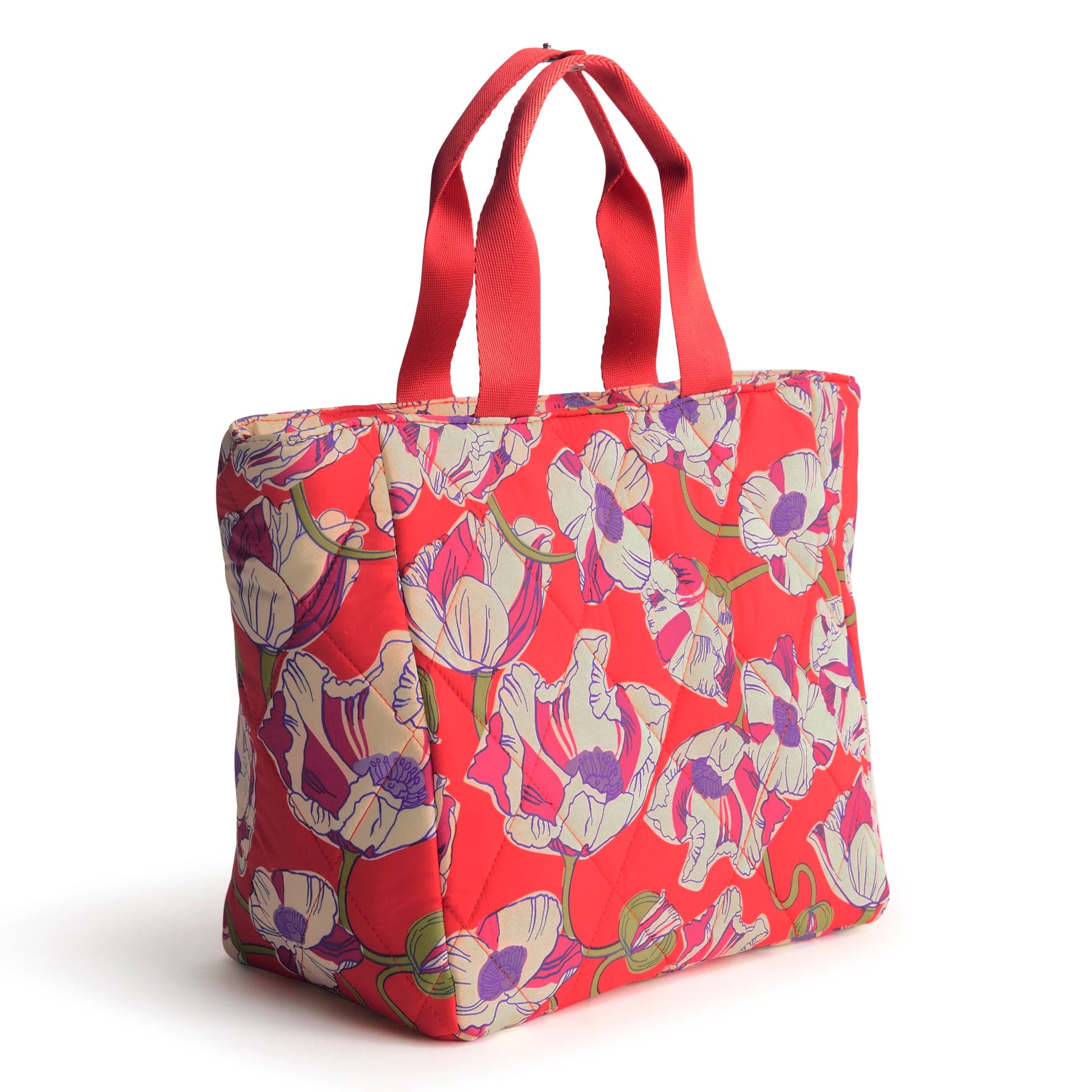 Lunch Tote-Swirling Poppies-Image 1-Vera Bradley
