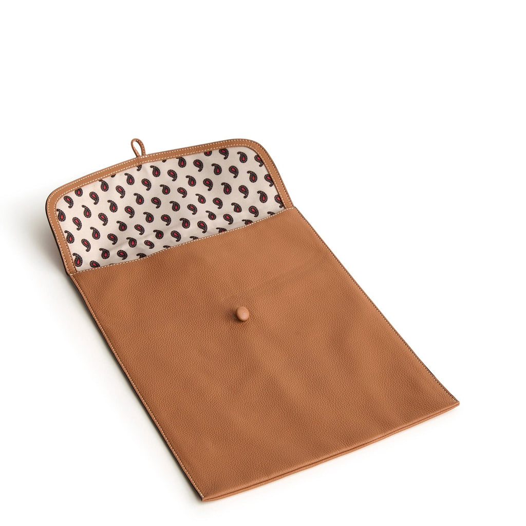 Small Envelope Tech Sleeve-Roasted Pecan-Image 2-Vera Bradley