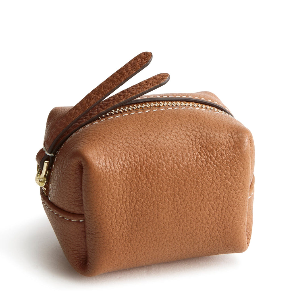 Mini Cosmetic Bag-Roasted Pecan-Image 1-Vera Bradley