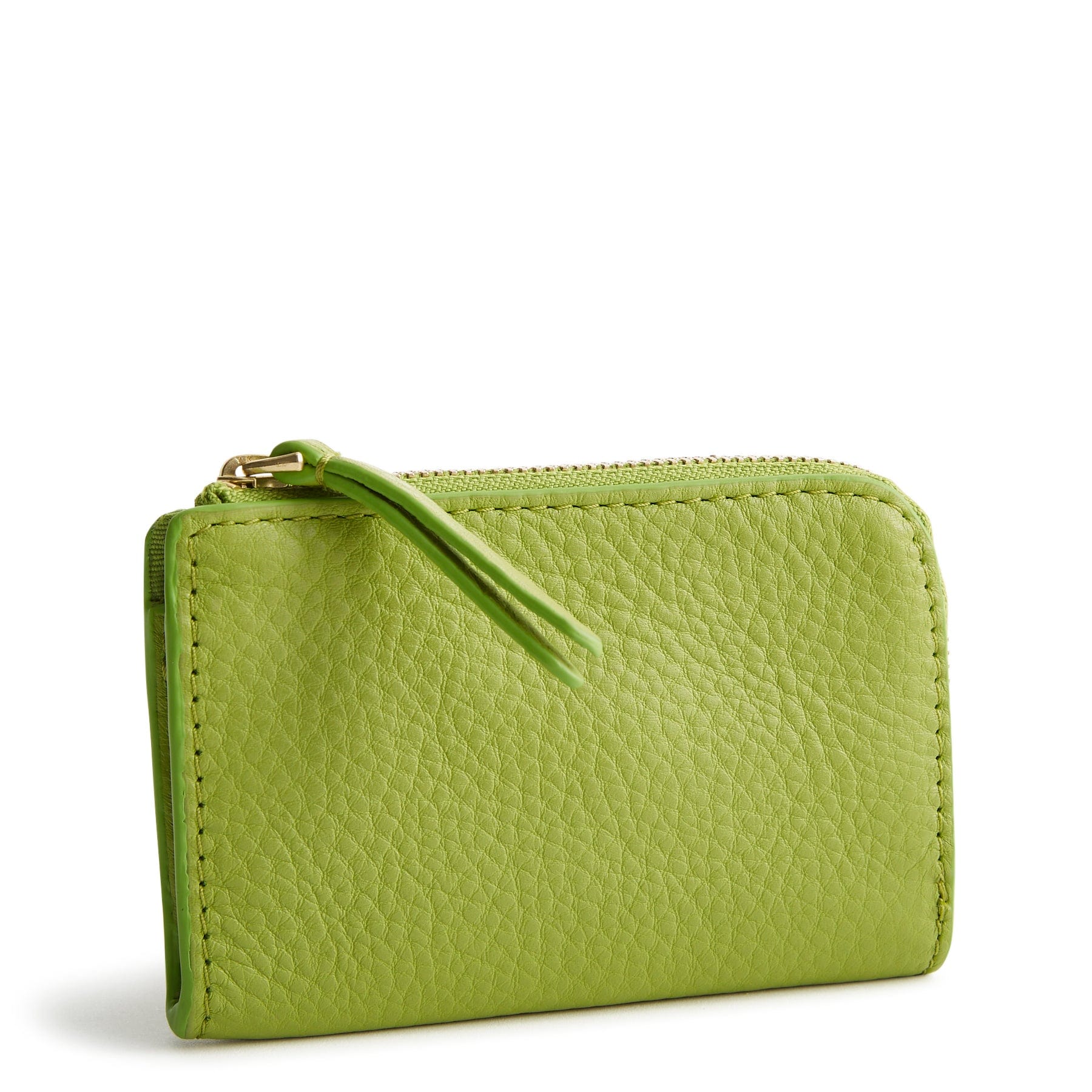 Zip Card Pouch-Spinach Green-Image 1-Vera Bradley