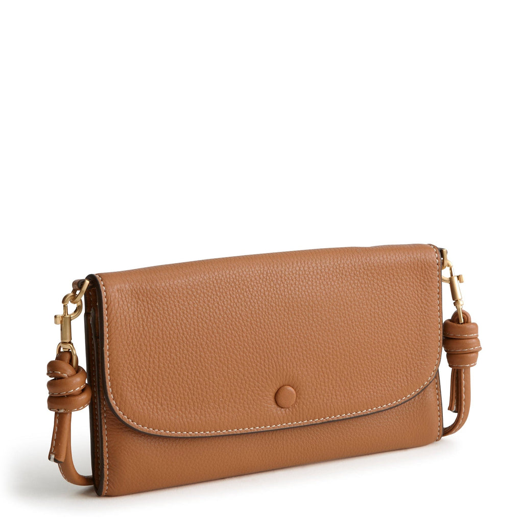 Wildwood Wallet Crossbody-Roasted Pecan-Image 1-Vera Bradley