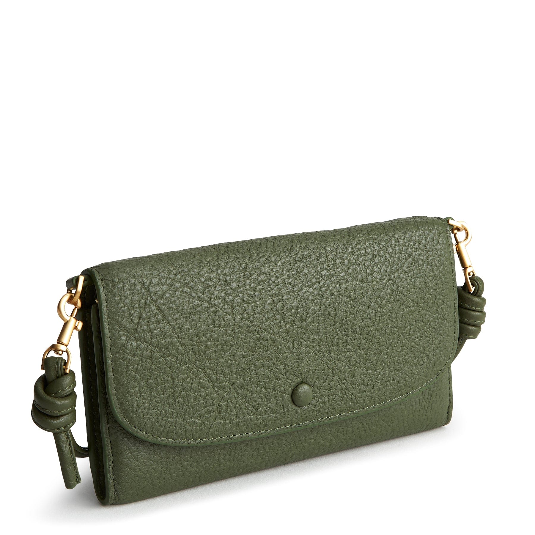Wildwood Wallet Crossbody-Bronze Green-Image 1-Vera Bradley