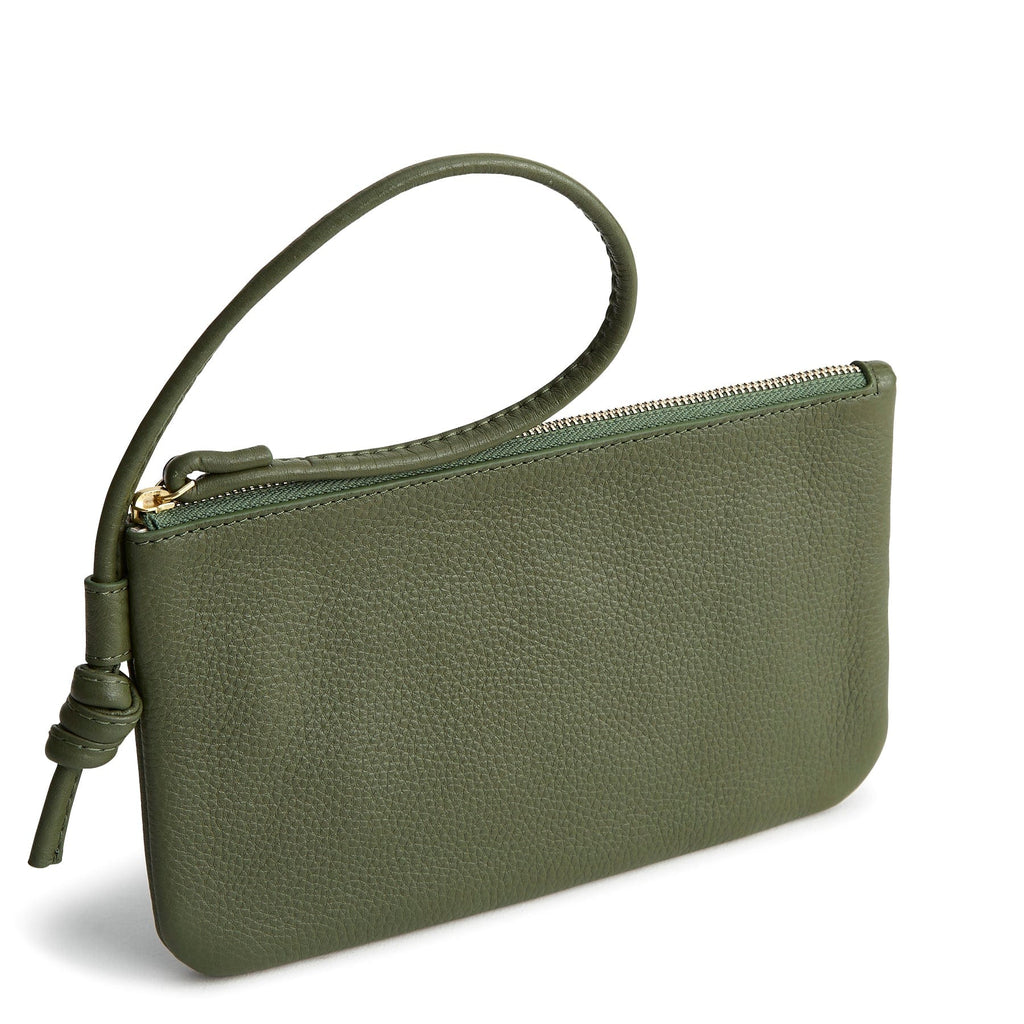 Knotted Wristlet-Bronze Green-Image 1-Vera Bradley