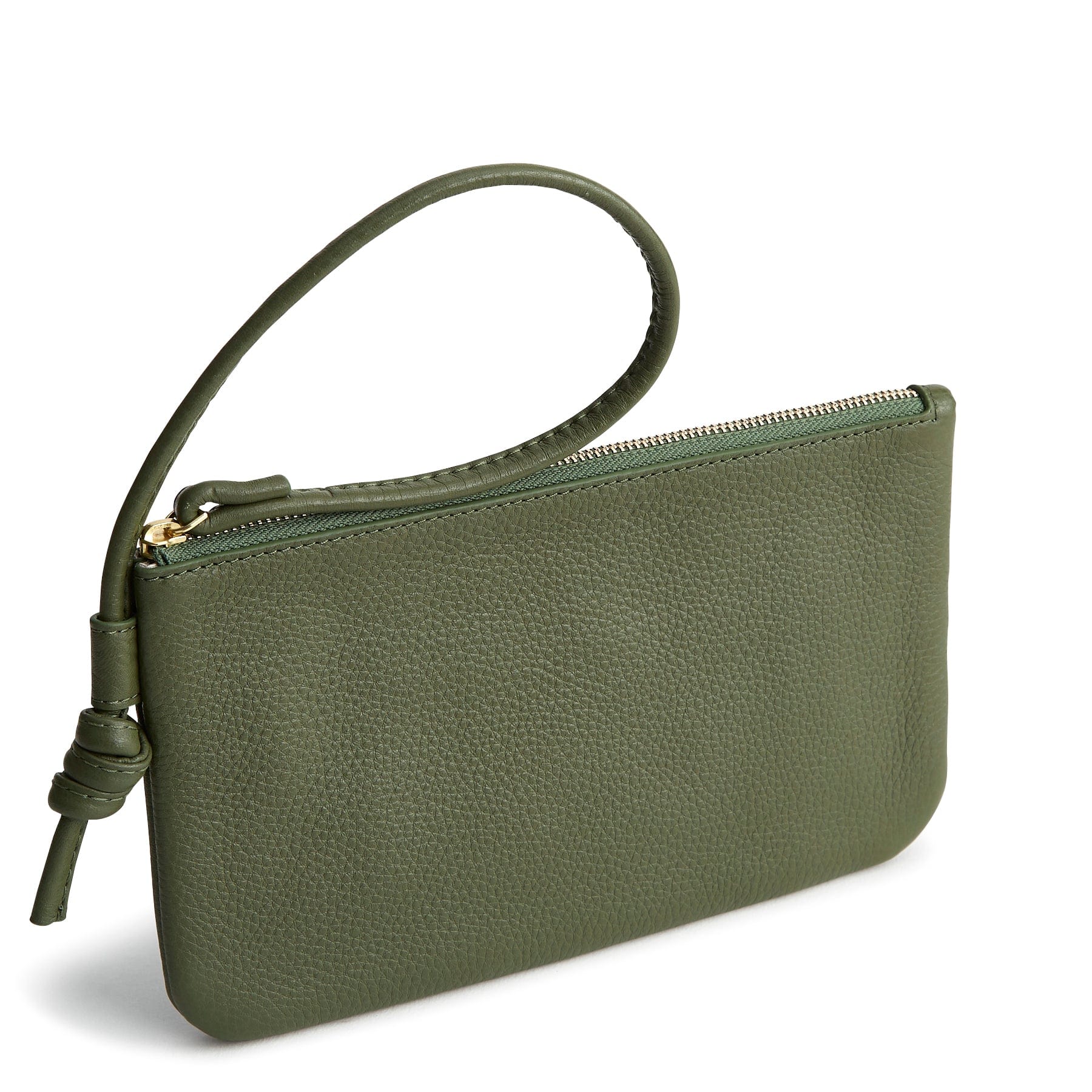 Knotted Wristlet-Bronze Green-Image 1-Vera Bradley