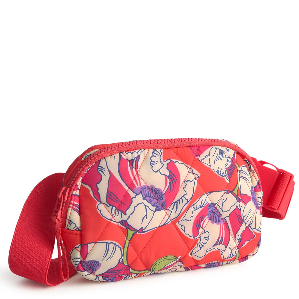 Woodward Small Belt Bag-Swirling Poppies-Image 1-Vera Bradley