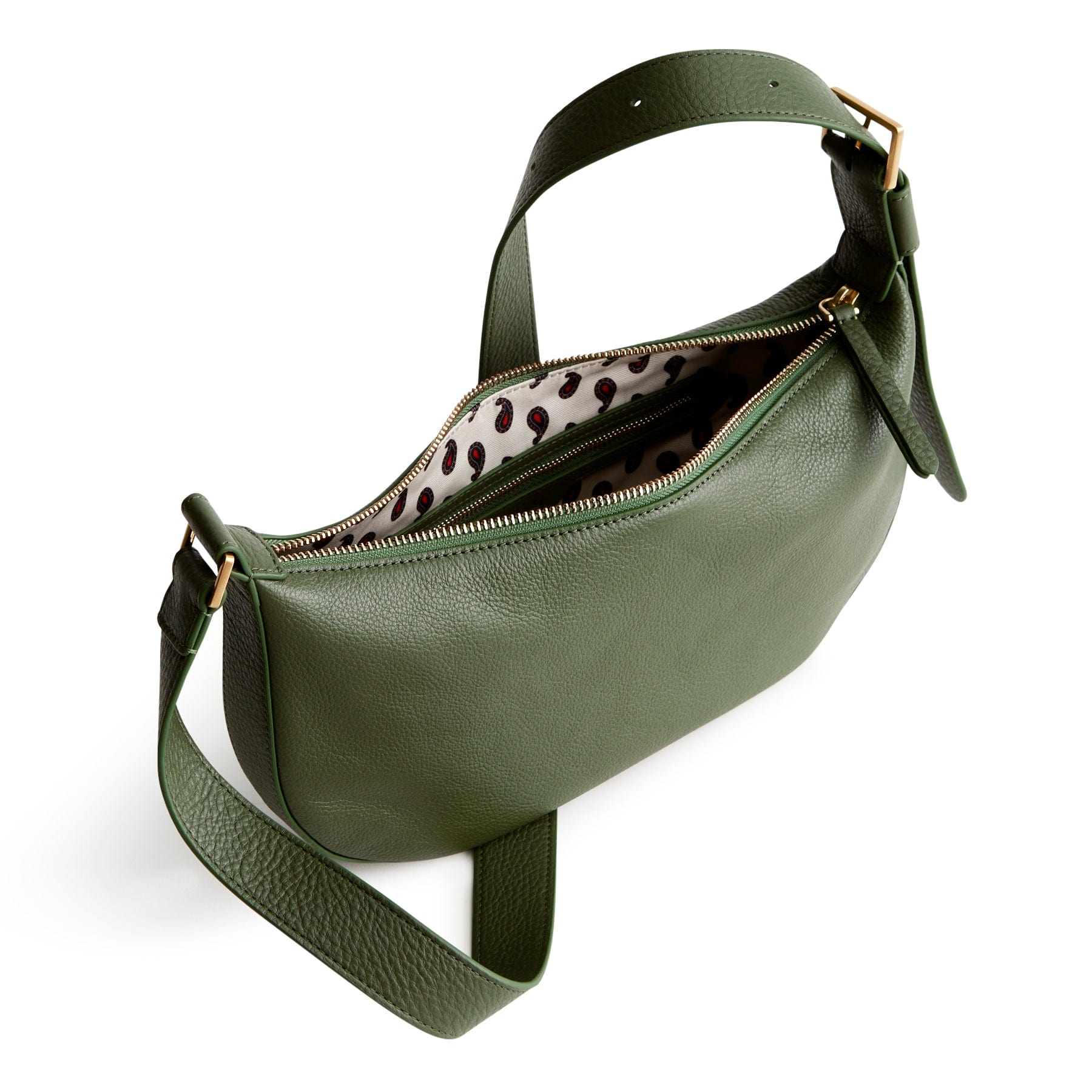 Springbrook Sling Crossbody-Bronze Green-Image 4-Vera Bradley