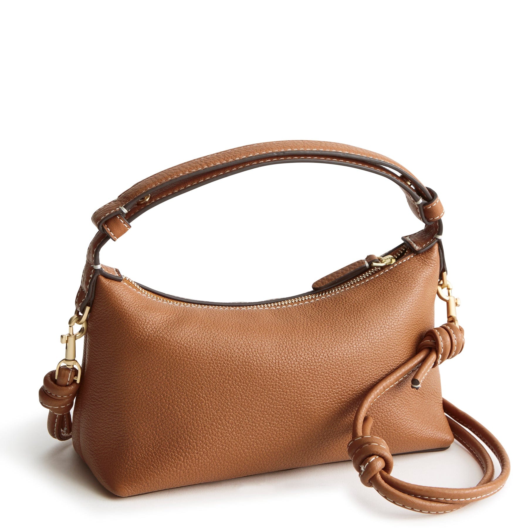Roxbury Crescent Crossbody-Roasted Pecan-Image 1-Vera Bradley