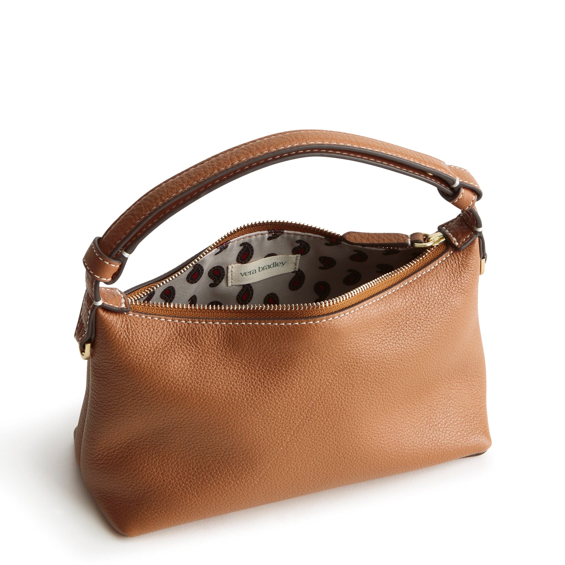 Roxbury Crescent Crossbody-Roasted Pecan-Image 5-Vera Bradley