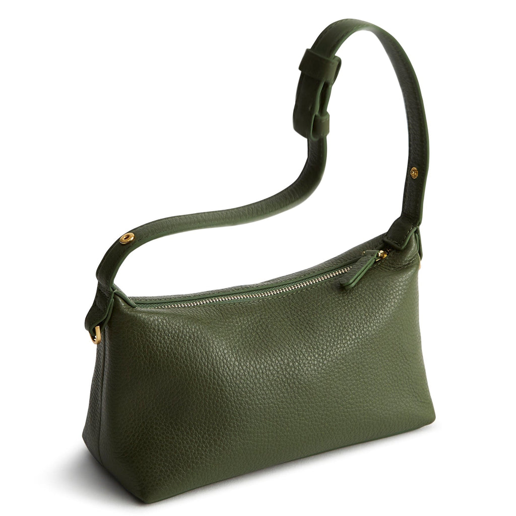 Roxbury Crescent Crossbody-Bronze Green-Image 5-Vera Bradley