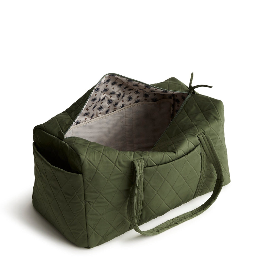Large Original Duffel Bag-Bronze Green-Image 4-Vera Bradley