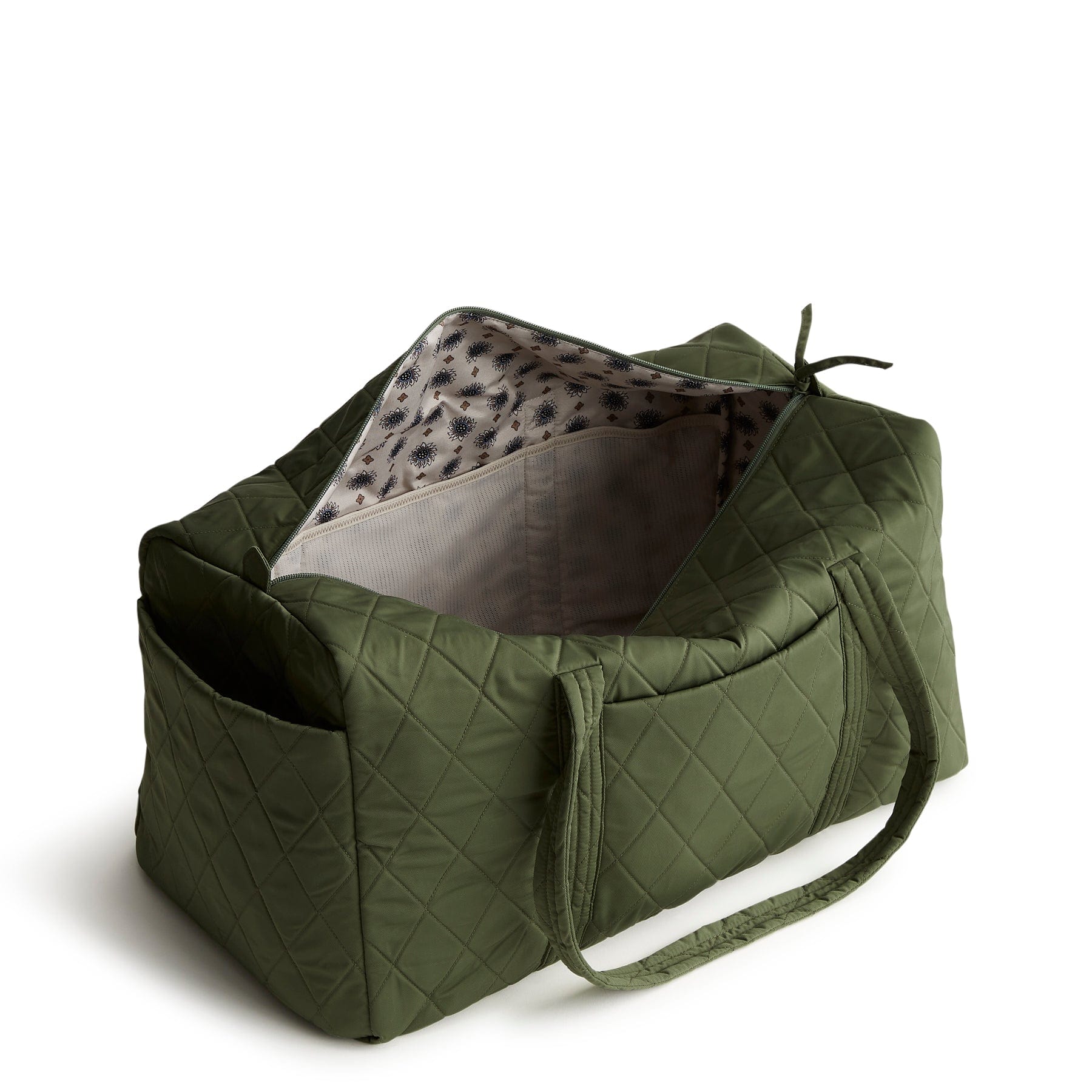 Large Original Duffel Bag-Bronze Green-Image 4-Vera Bradley