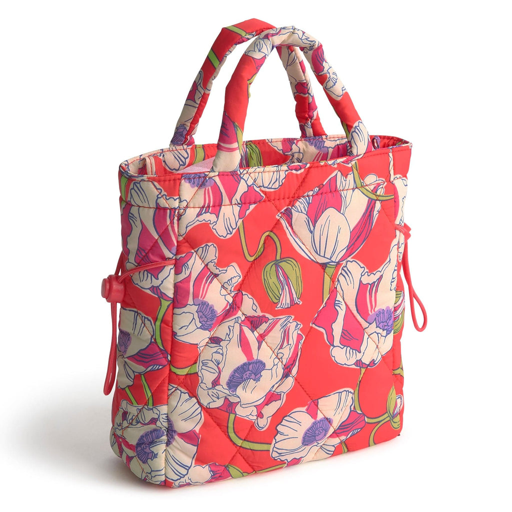 Mini Original Tote Bag-Swirling Poppies-Image 2-Vera Bradley