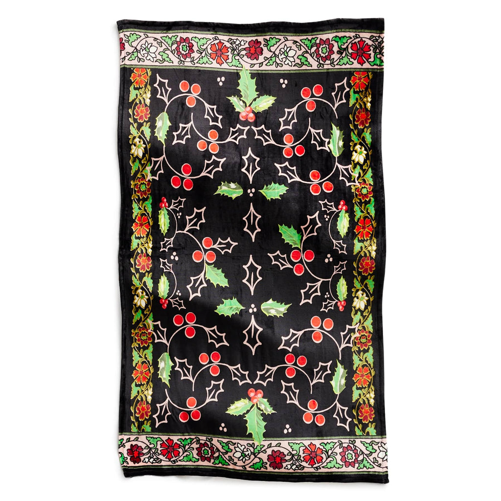 Plush Throw Blanket-Holly-Image 2-Vera Bradley