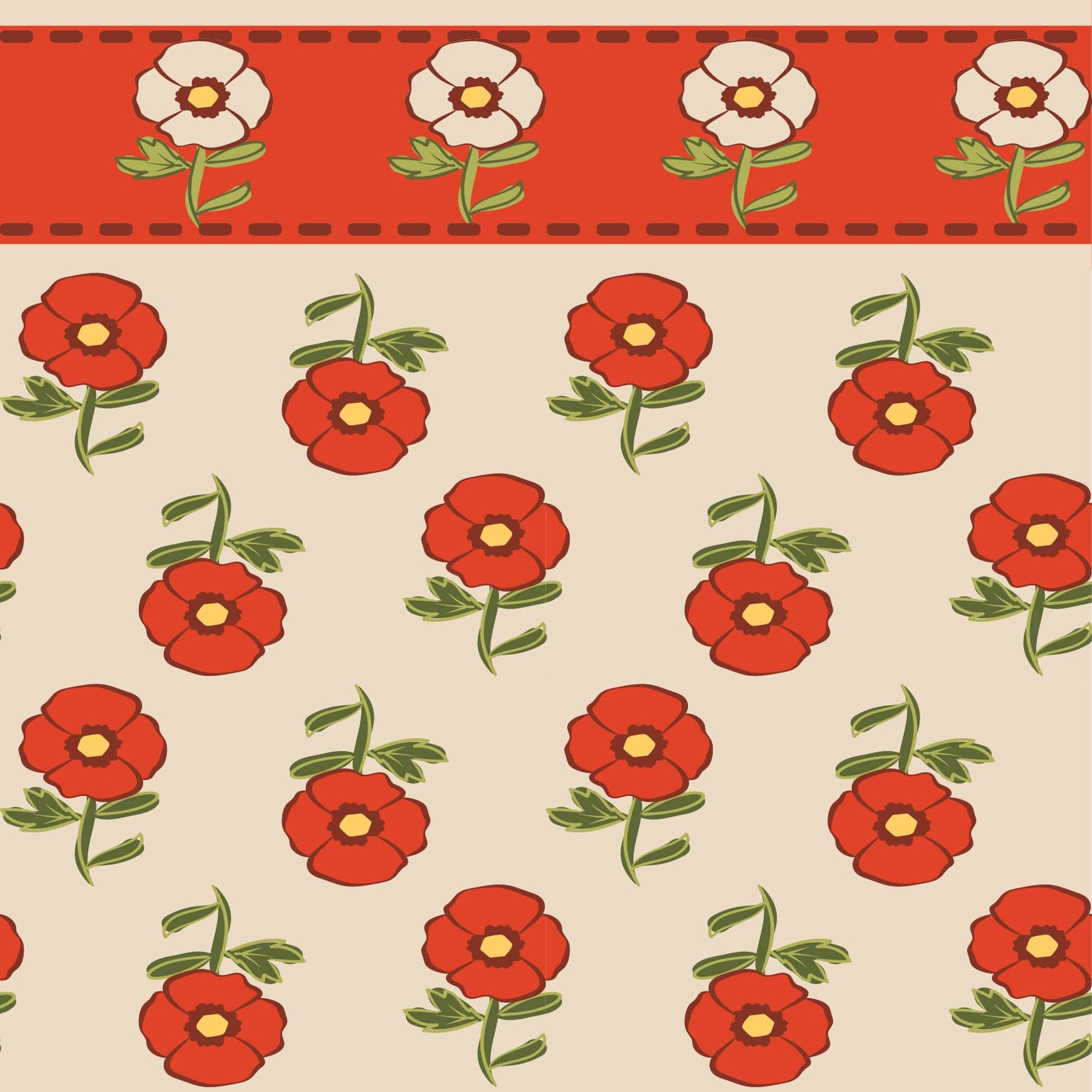 Oversized Throw Blanket-Tiny Poppies Stripe-Image 3-Vera Bradley