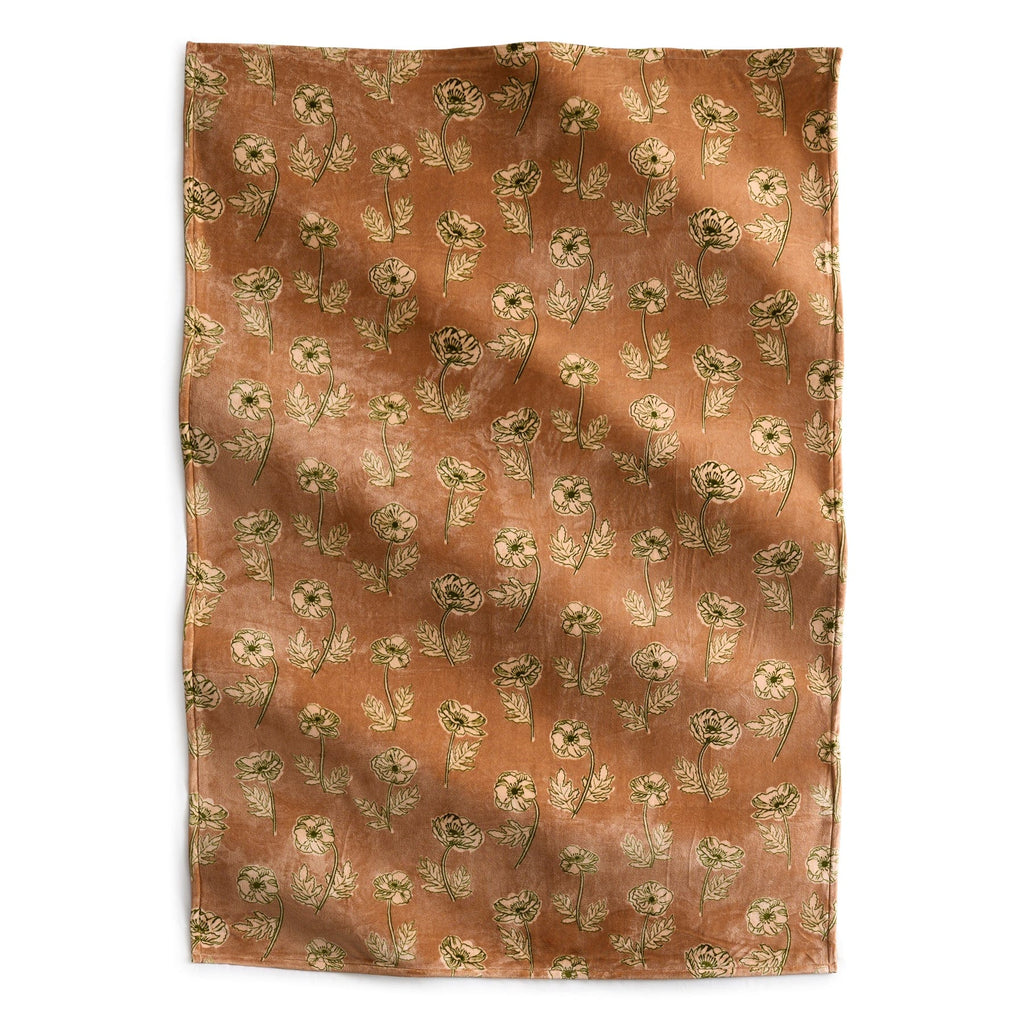 Oversized Throw Blanket-Anemones Macaroon-Image 1-Vera Bradley