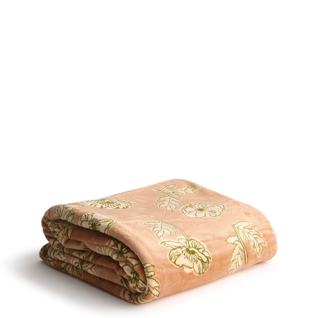 Oversized Throw Blanket-Anemones Macaroon-Image 2-Vera Bradley