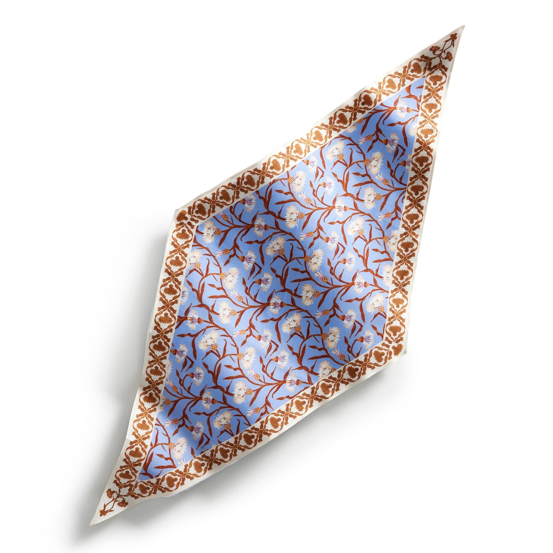 Diamond Silk Scarf-Bachelor Buttons Grapemist-Image 1-Vera Bradley
