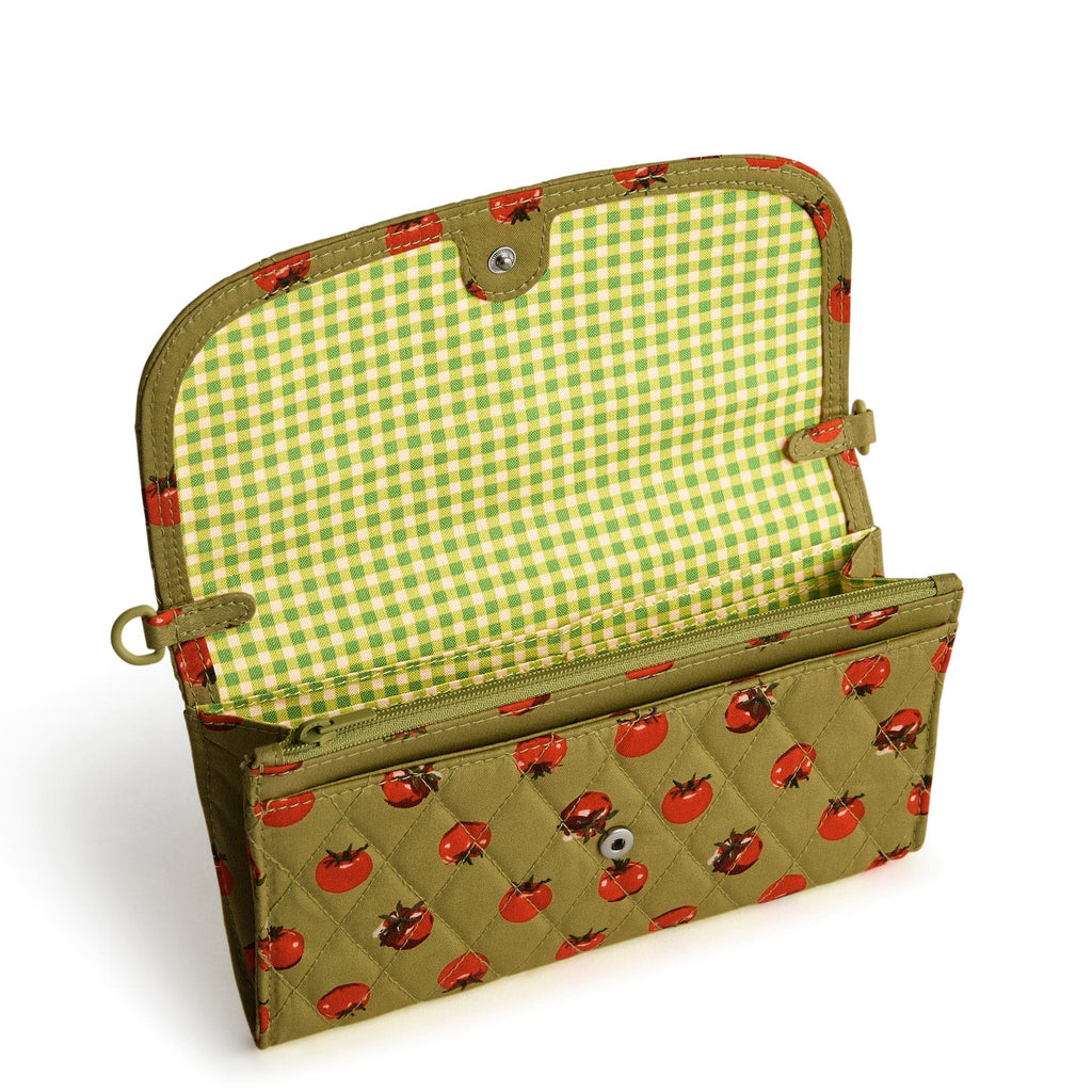 Wildwood Wallet Crossbody-Tiny Tomatoes Palm-Image 3-Vera Bradley
