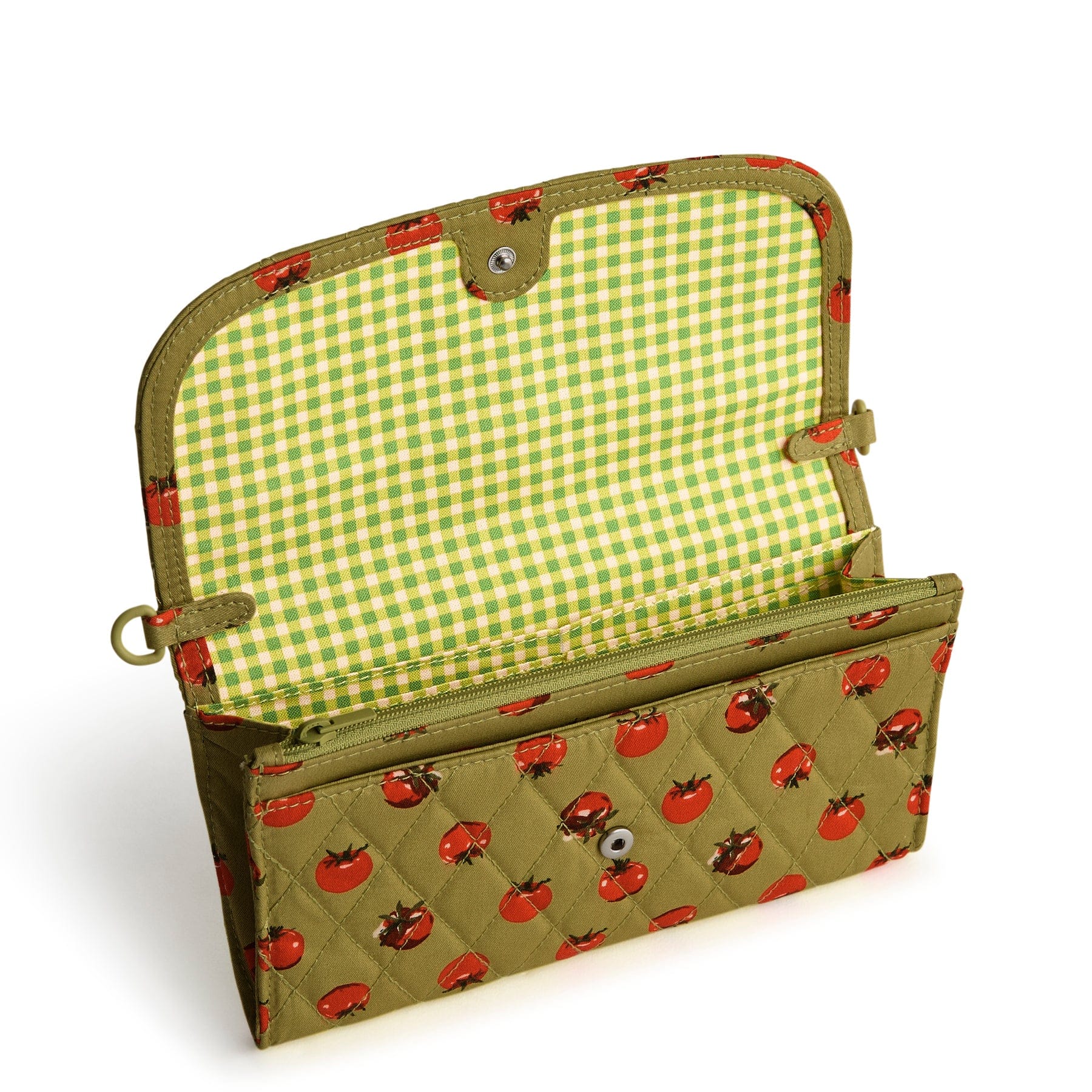 Wildwood Wallet Crossbody-Tiny Tomatoes Palm-Image 3-Vera Bradley