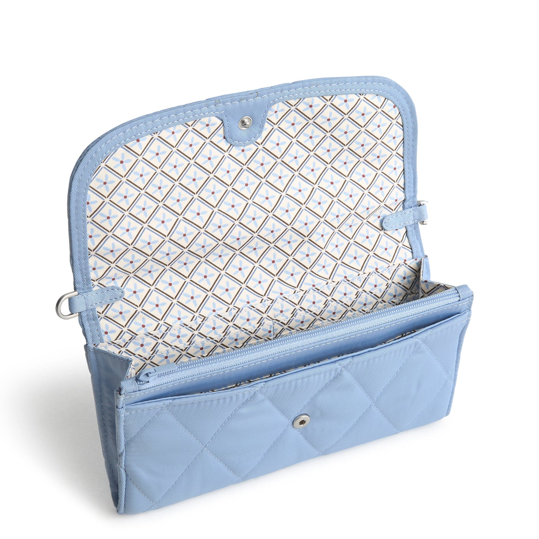Wildwood Wallet Crossbody-Soft Chambray-Image 3-Vera Bradley