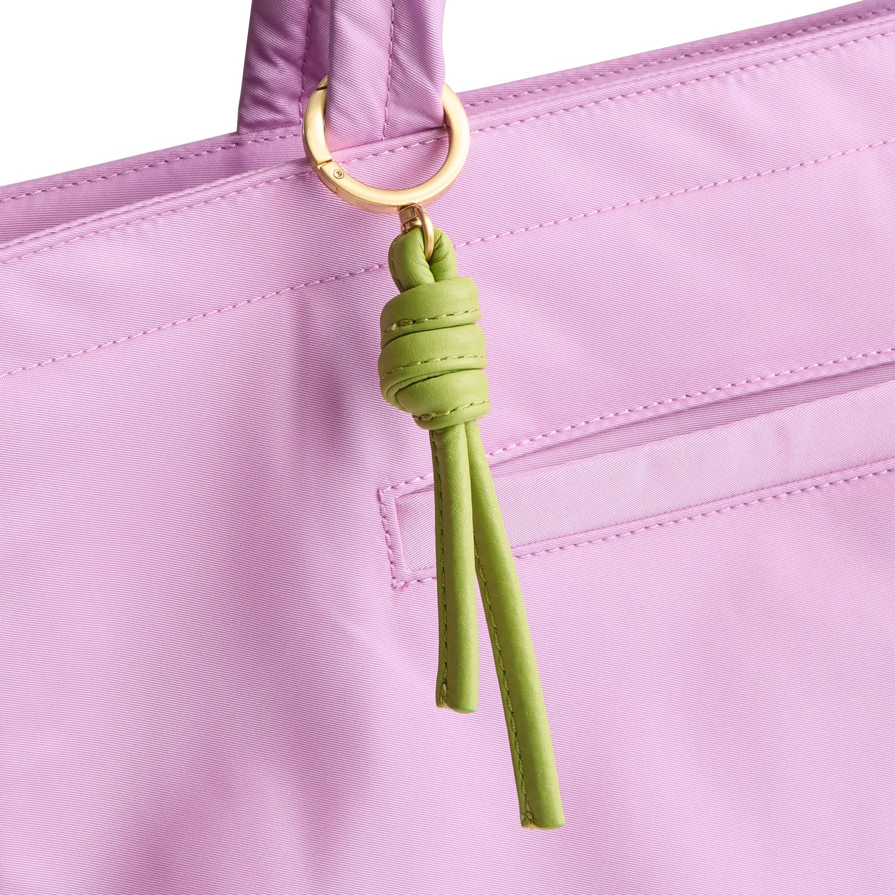 Every Day Bag Charm-Spinach Green-Image 2-Vera Bradley