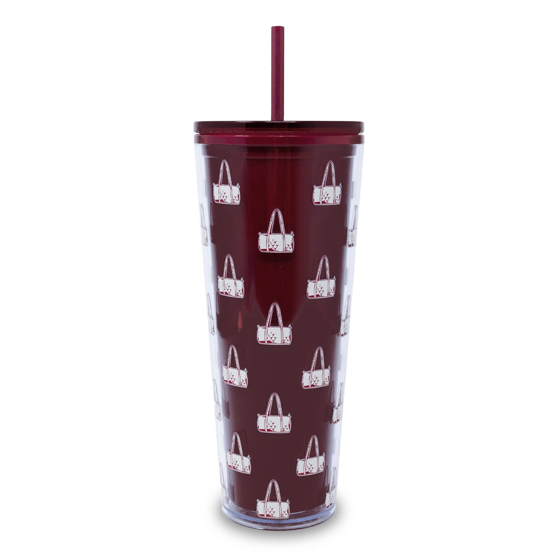 Tumbler with Straw-Duffel Mosaic-Image 1-Vera Bradley