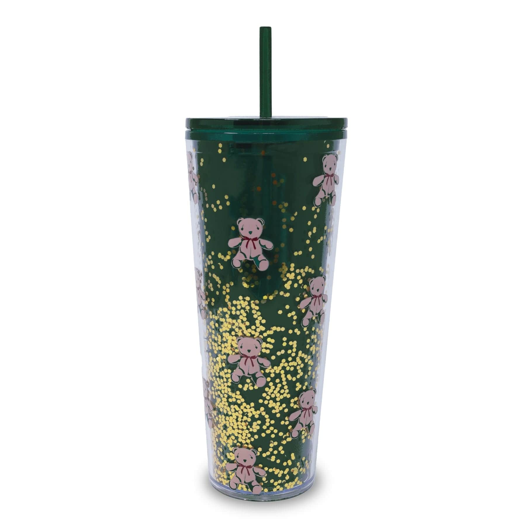 Tumbler with Straw-Bear Mosaic-Image 1-Vera Bradley