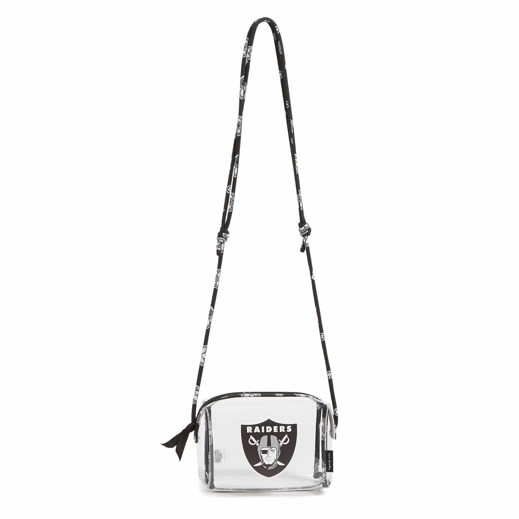 NFL Clear Crossbody-Las Vegas Raiders Bandana-Image 1-Vera Bradley