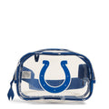NFL Clear Small Belt Bag-Blue/White Bandana with Indianapolis Colts-Image 1-Vera Bradley
