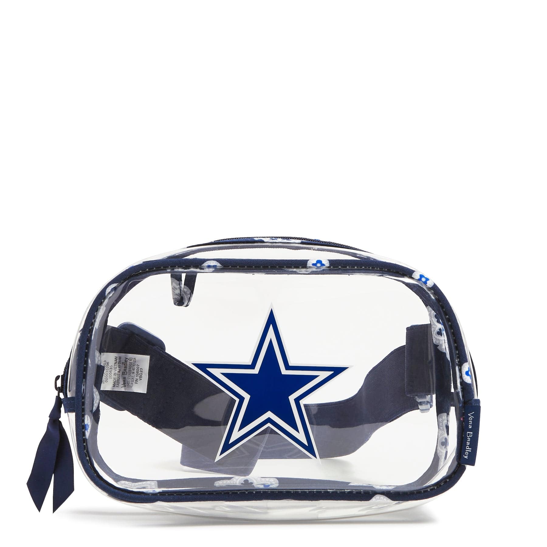 NFL Clear Small Belt Bag-Dallas Cowboys Bandana-Image 1-Vera Bradley