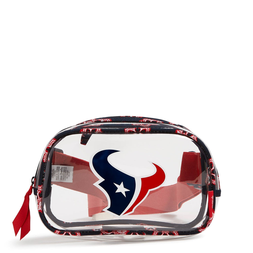 NFL Clear Small Belt Bag-Houston Texans Bandana-Image 1-Vera Bradley