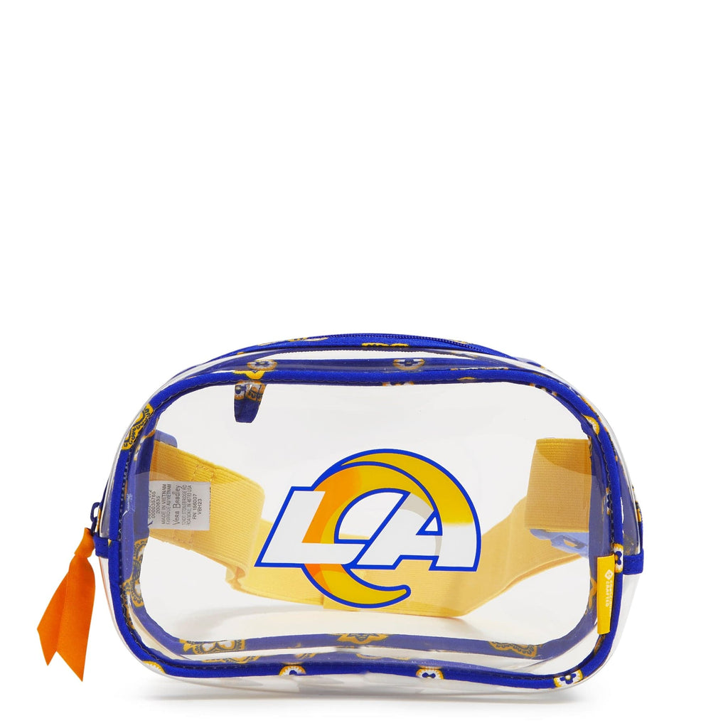 NFL Clear Small Belt Bag-Los Angeles Rams Bandana-Image 1-Vera Bradley
