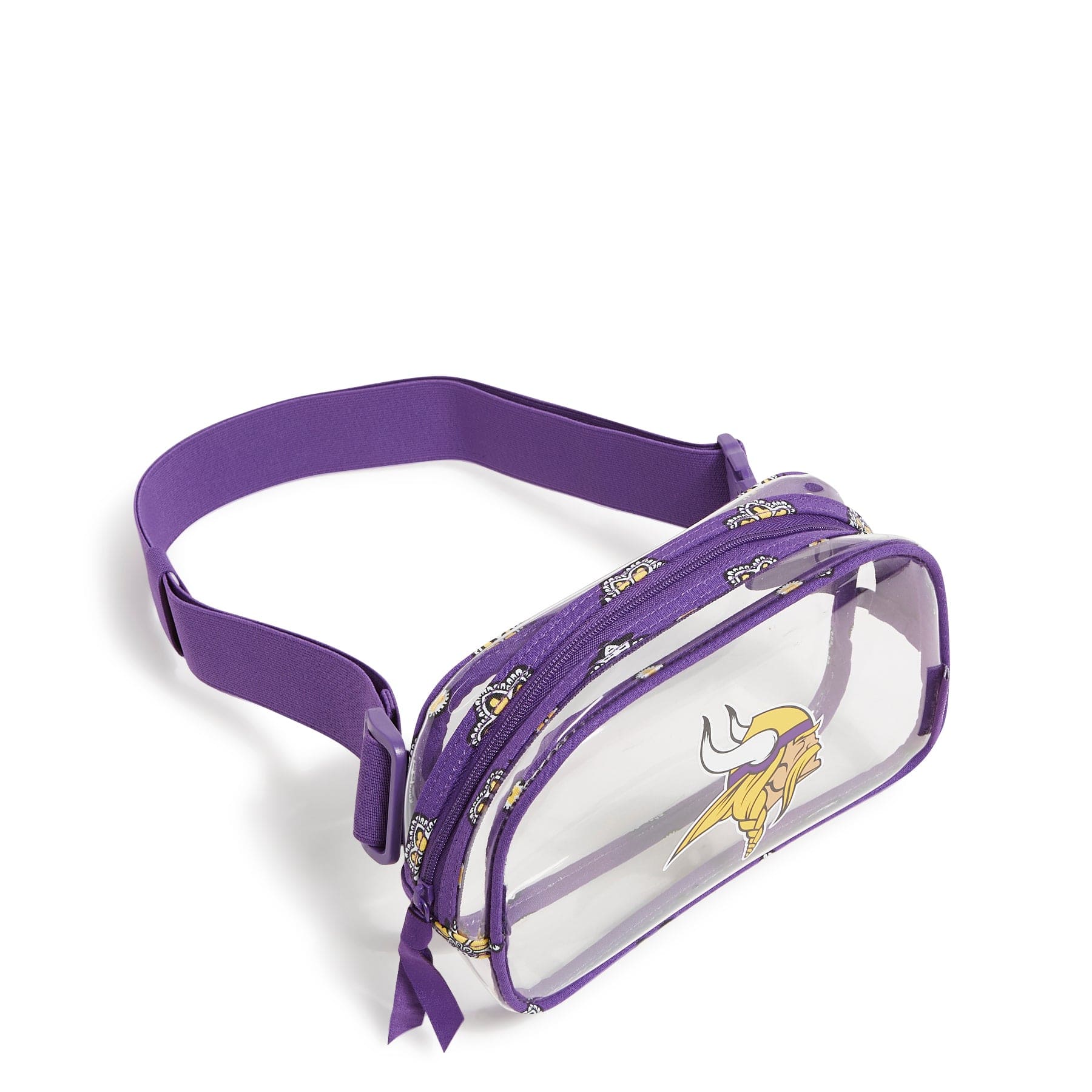 NFL Clear Small Belt Bag-Minnesota Vikings Bandana-Image 2-Vera Bradley