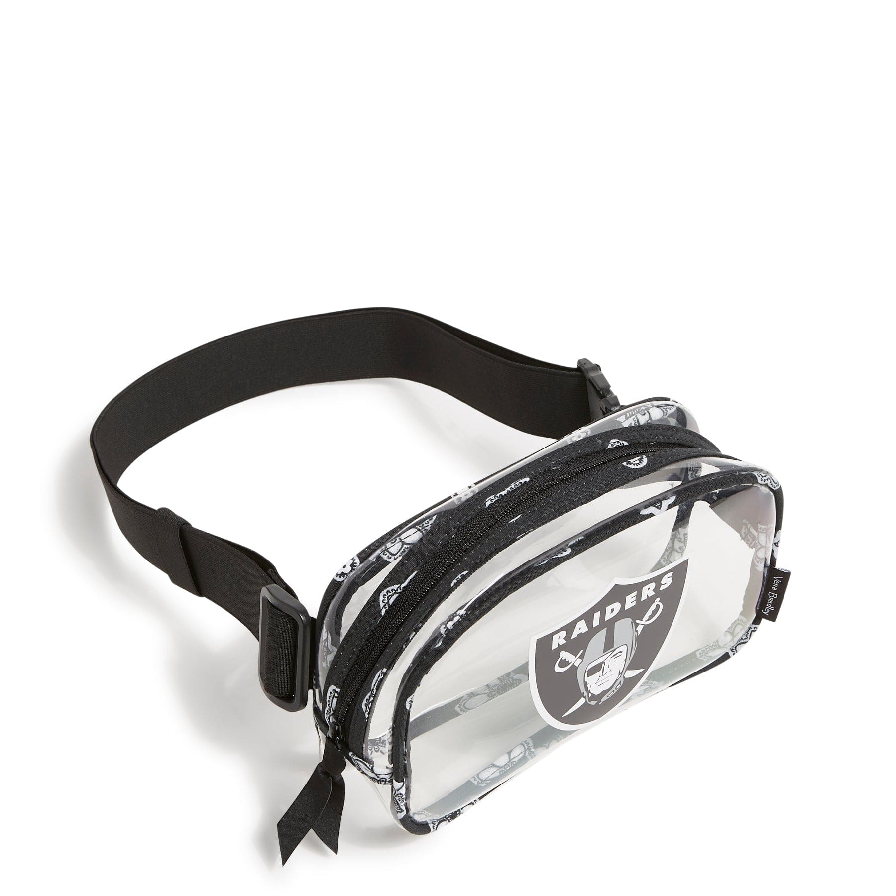 NFL Clear Small Belt Bag-Las Vegas Raiders Bandana-Image 2-Vera Bradley
