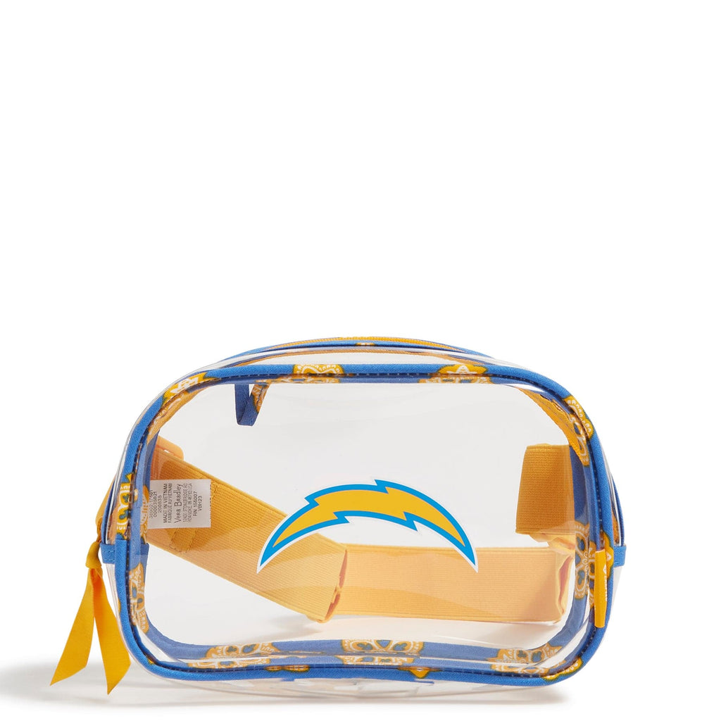 NFL Clear Small Belt Bag-Los Angeles Chargers Bandana-Image 1-Vera Bradley