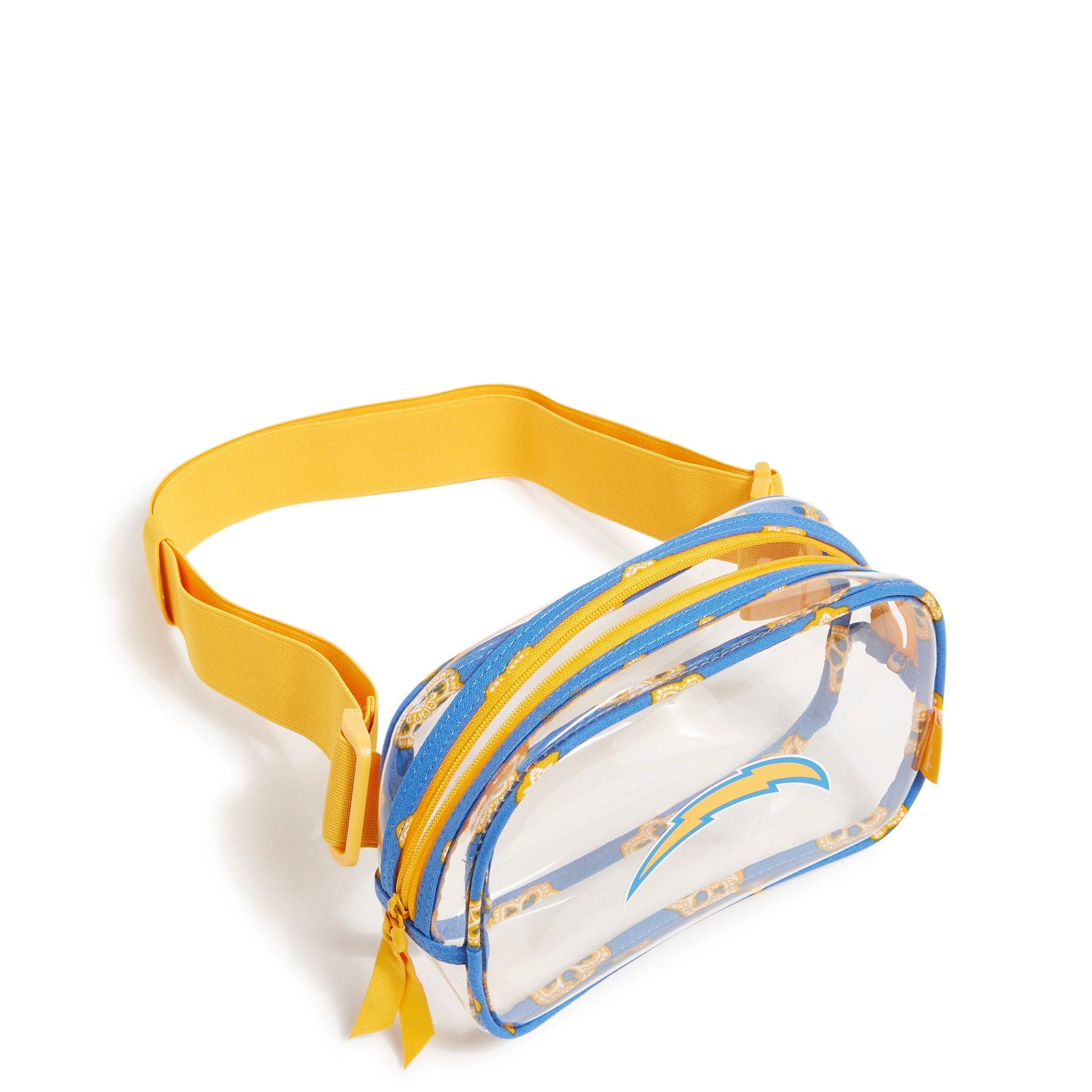 NFL Clear Small Belt Bag-Los Angeles Chargers Bandana-Image 2-Vera Bradley