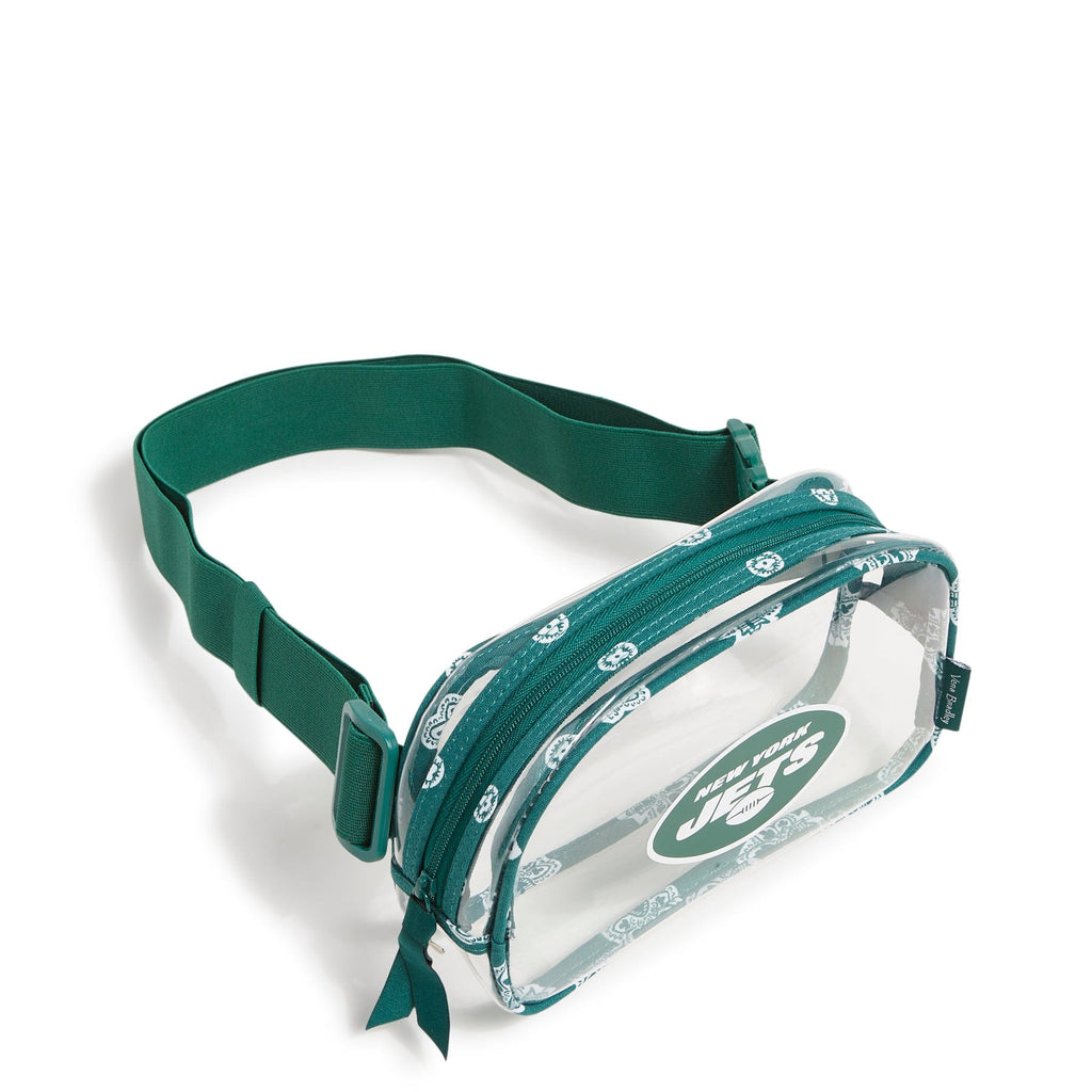 NFL Clear Small Belt Bag-New York Jets Bandana-Image 2-Vera Bradley