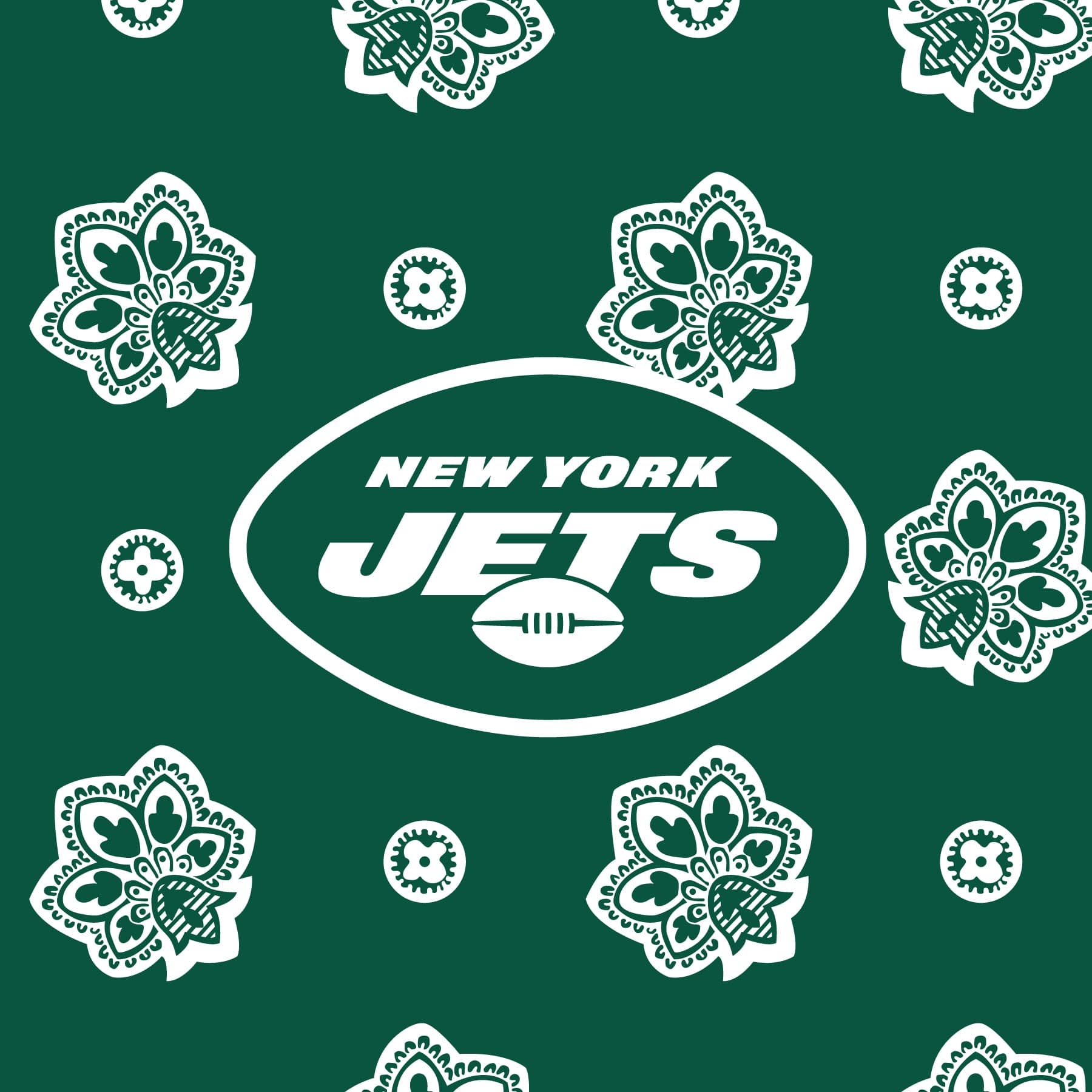 NFL Clear Small Belt Bag-New York Jets Bandana-Image 3-Vera Bradley